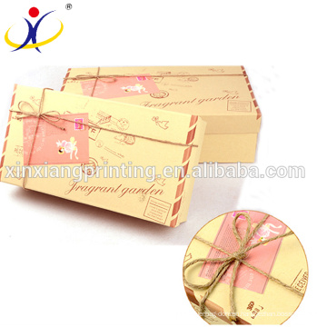 Customized Size! Retail Durable Brown Kraft Paper Gift Boxes Soap Boxes Kraft Paper